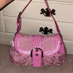 Coach Pleated Soho Buckle Handbag